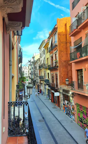 Foto de vistas en un piso en alquiler