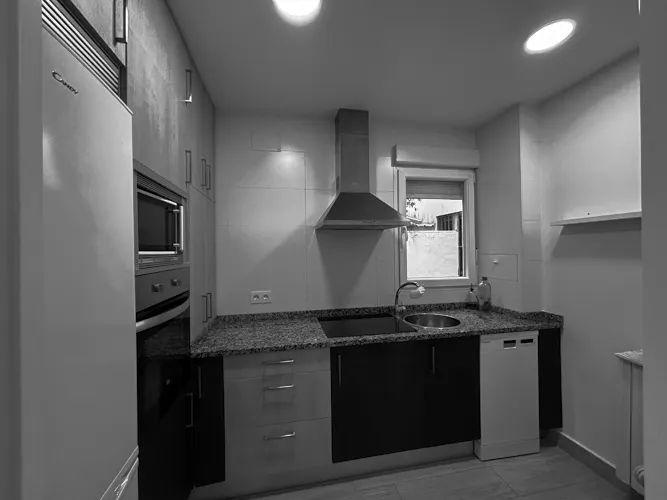 Foto de cocina en un piso en alquiler