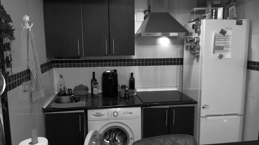 Foto de cocina en un piso en alquiler
