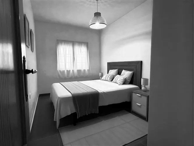 Foto de dormitorio en un piso en alquiler