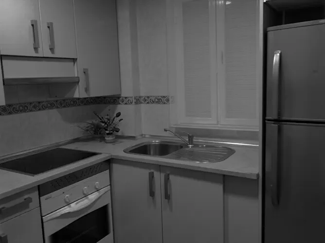 Foto de cocina en un piso en alquiler