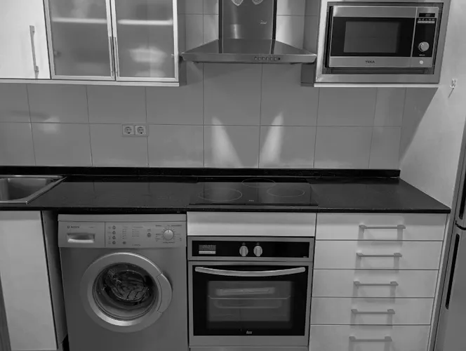 Foto de cocina en un piso en alquiler