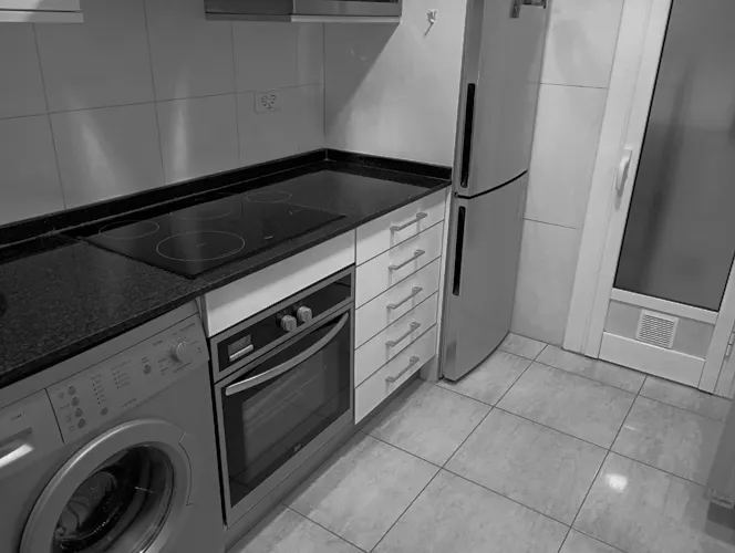 Foto de cocina en un piso en alquiler