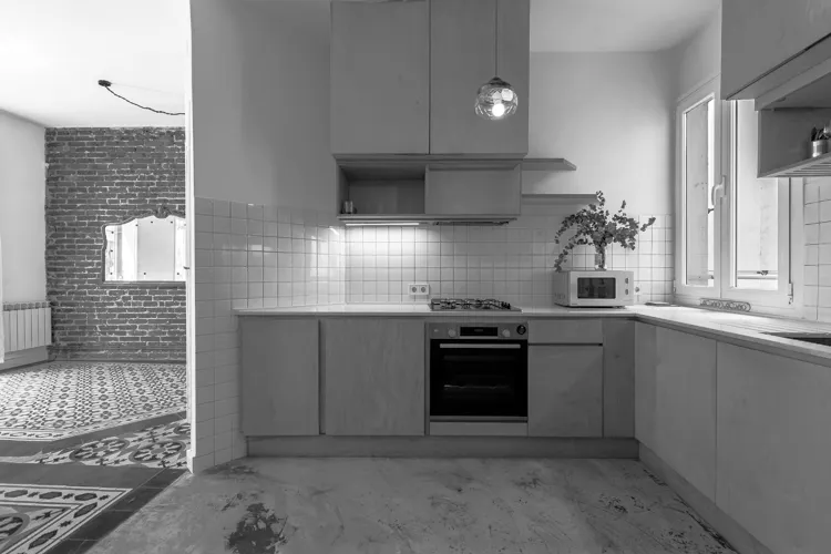 Foto de cocina en un piso en alquiler