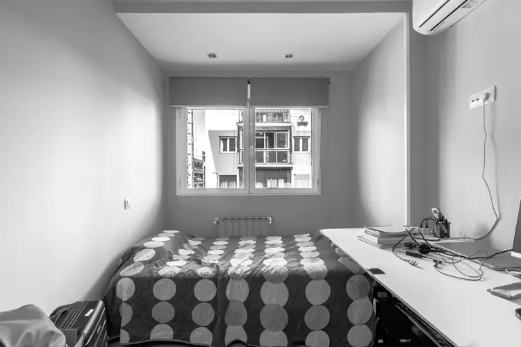 Foto de dormitorio en un piso en alquiler