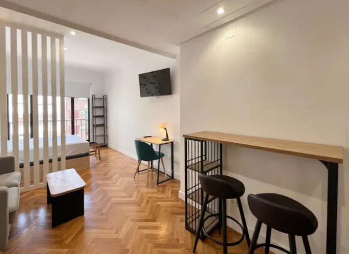 Foto de plano abierto en un piso en alquiler