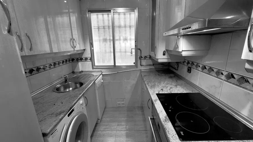 Foto de cocina en un piso en alquiler
