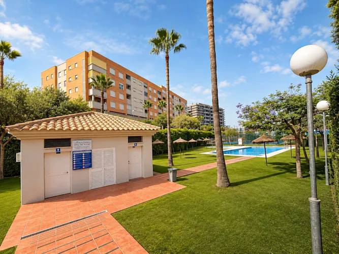 Foto de piscina en un piso en alquiler